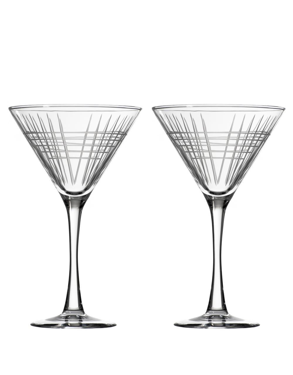 ROLF GLASS MATCHSTICK MARTINI (SET OF 2)