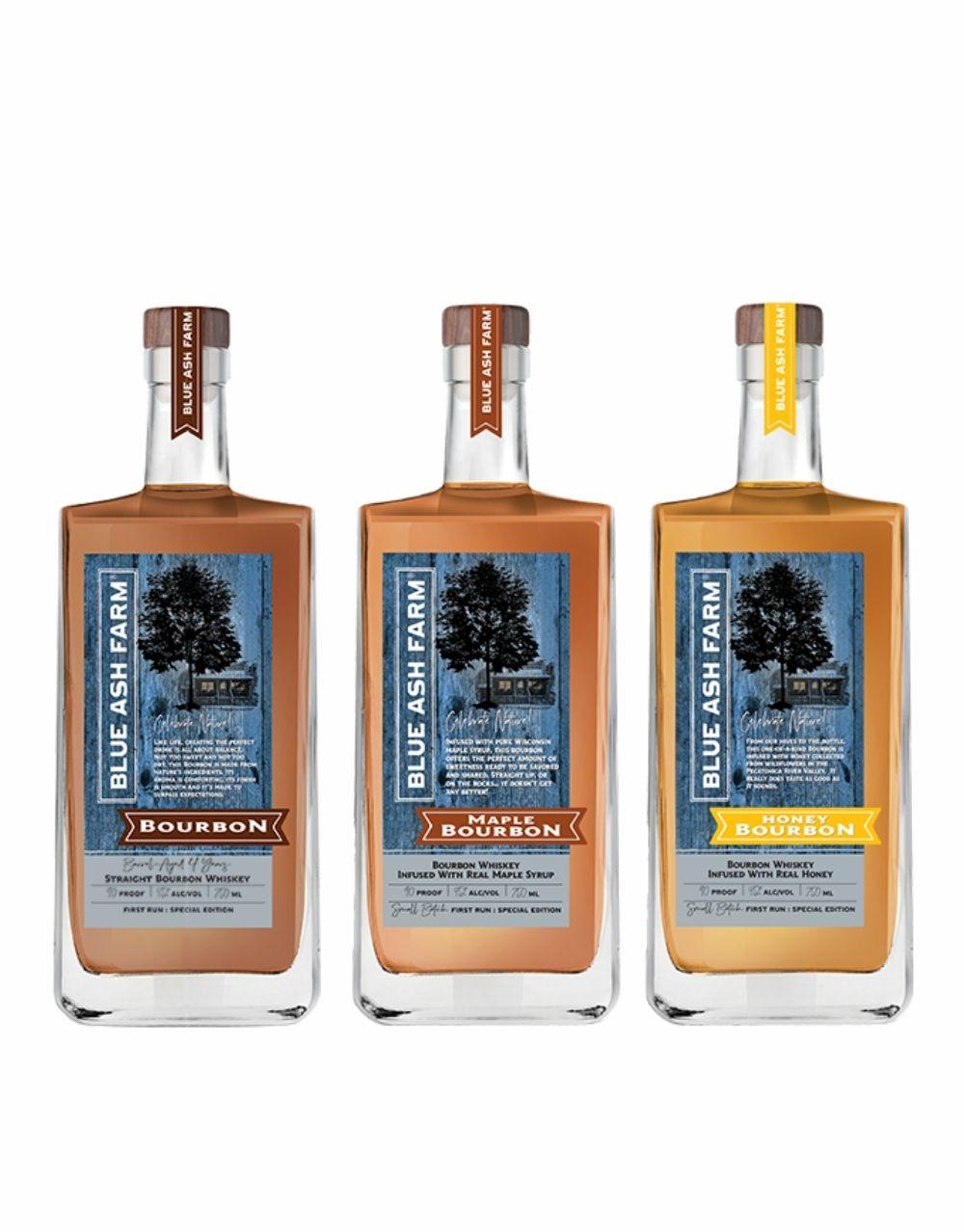 BLUE ASH FARM THREE BOTTLE GIFT BOX