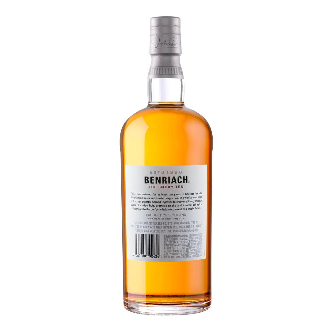 BENRIACH THE SMOKY TEN SPEYSIDE SINGLE MALT SCOTCH WHISKY