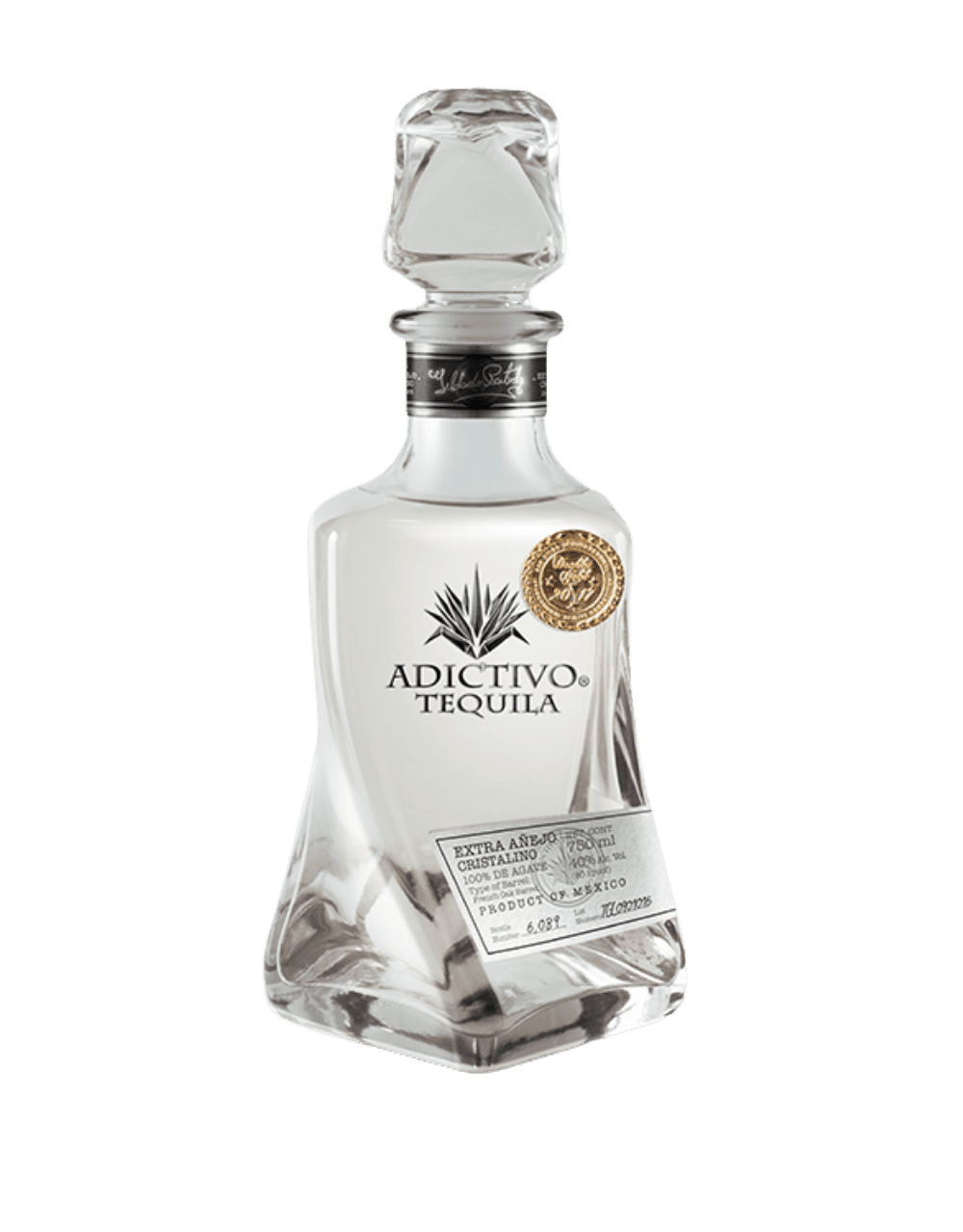 ADICTIVO EXTRA AÑEJO CRISTALINO TEQUILA