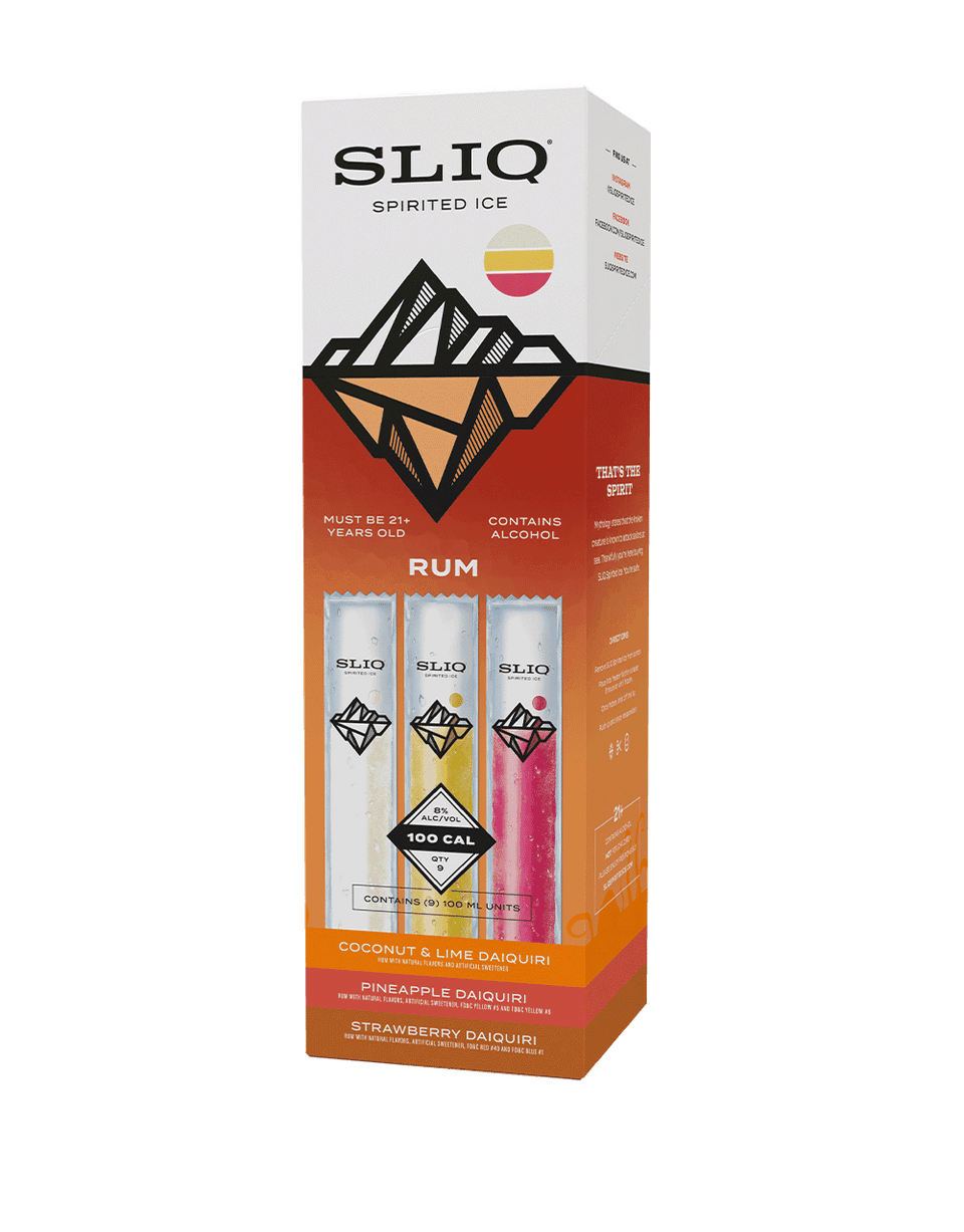 SLIQ SPIRITED ICE RUM FROZEN COCKTAIL POPS