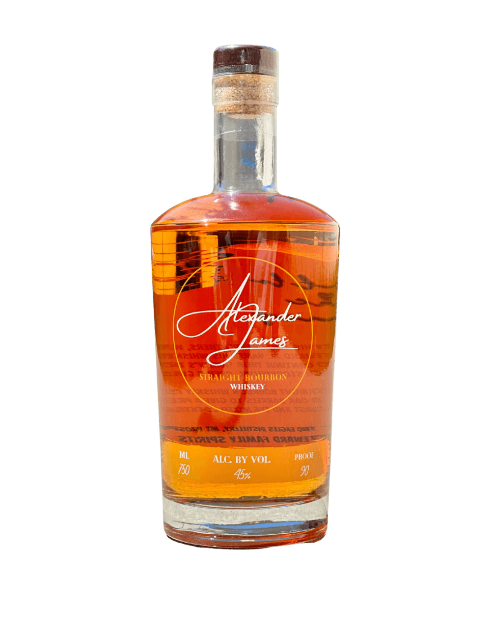 ALEXANDER JAMES STRAIGHT BOURBON WHISKEY