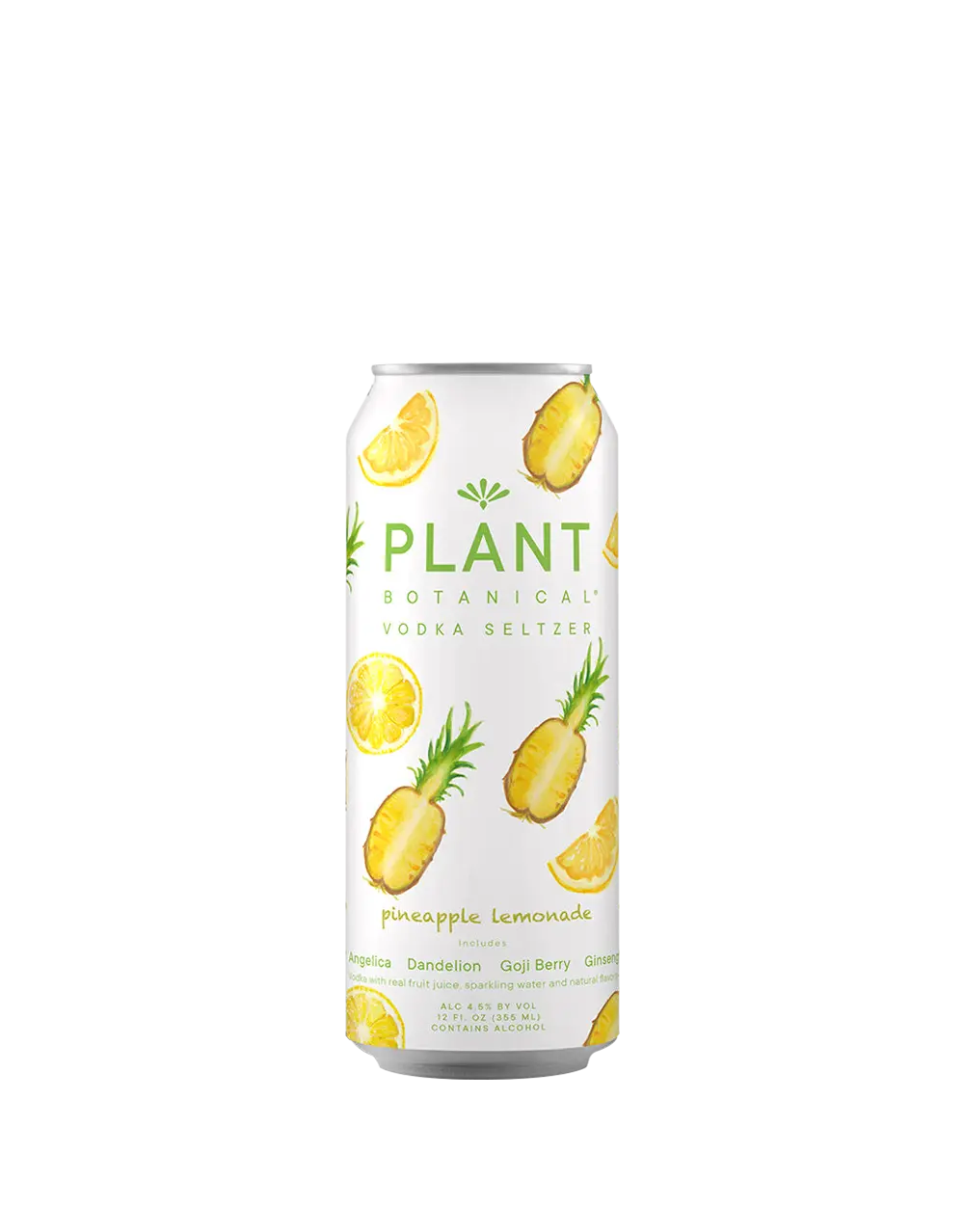 PLANT BOTANICAL PINEAPPLE LEMONADE BOTANICAL VODKA SELTZER