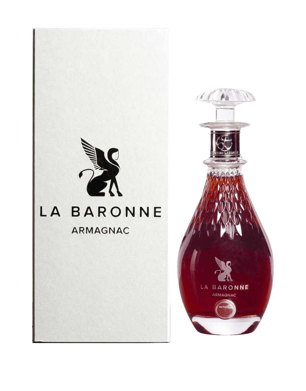 BAS ARMAGNAC LA BARONNE 1944 CRISTAL BRANDY