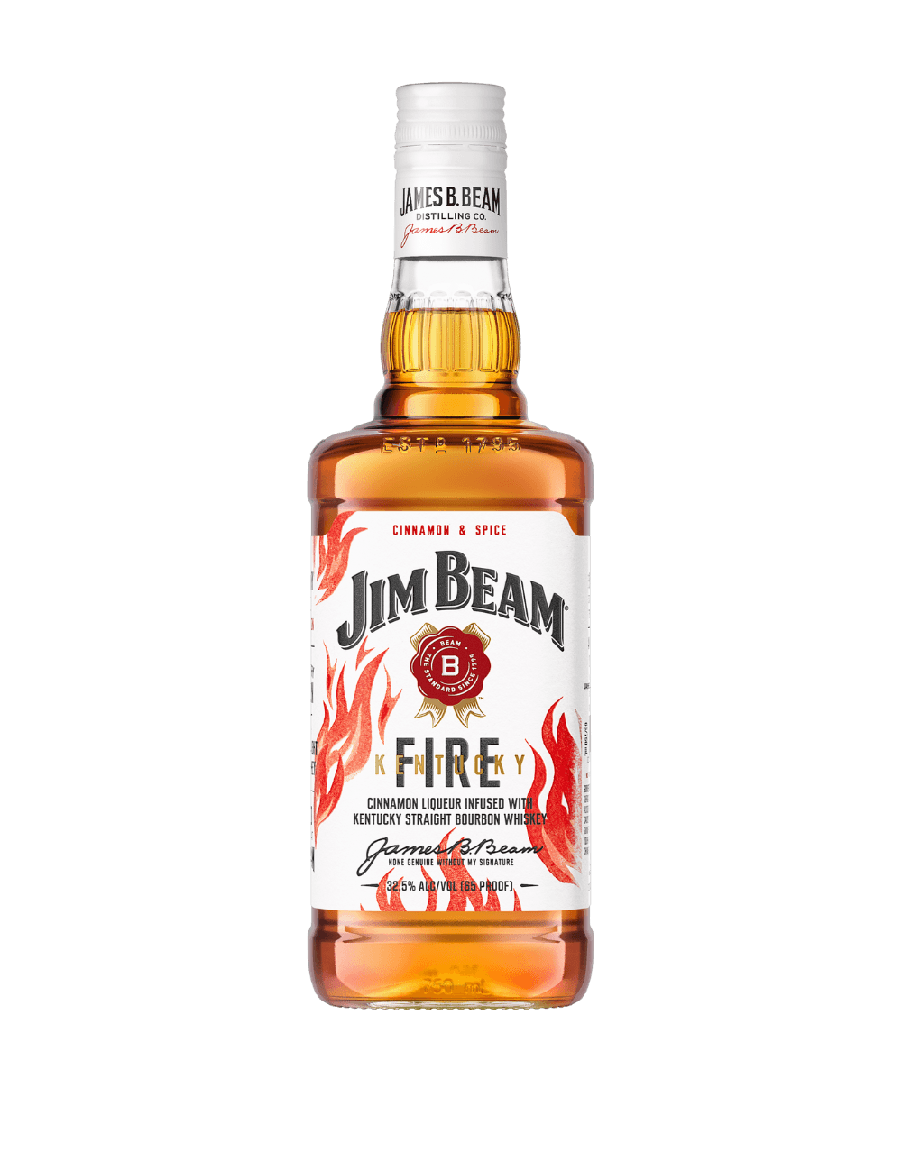 JIM BEAM KENTUCKY FIRE BOURBON WHISKEY