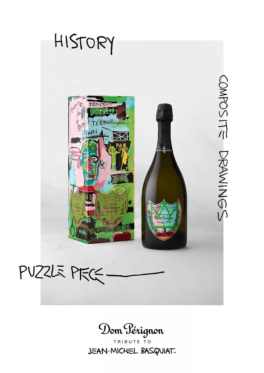 Dom Pérignon Vintage 2015 Tribute to Jean-michel Basquiat Special