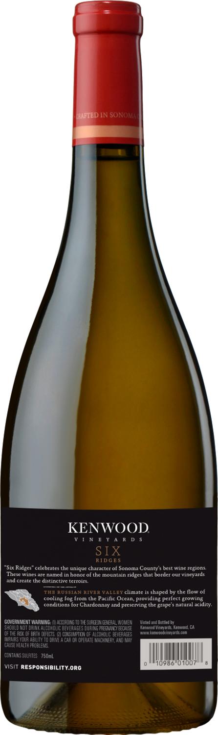 KENWOOD VINEYARDS SIX RIDGES CHARDONNAY