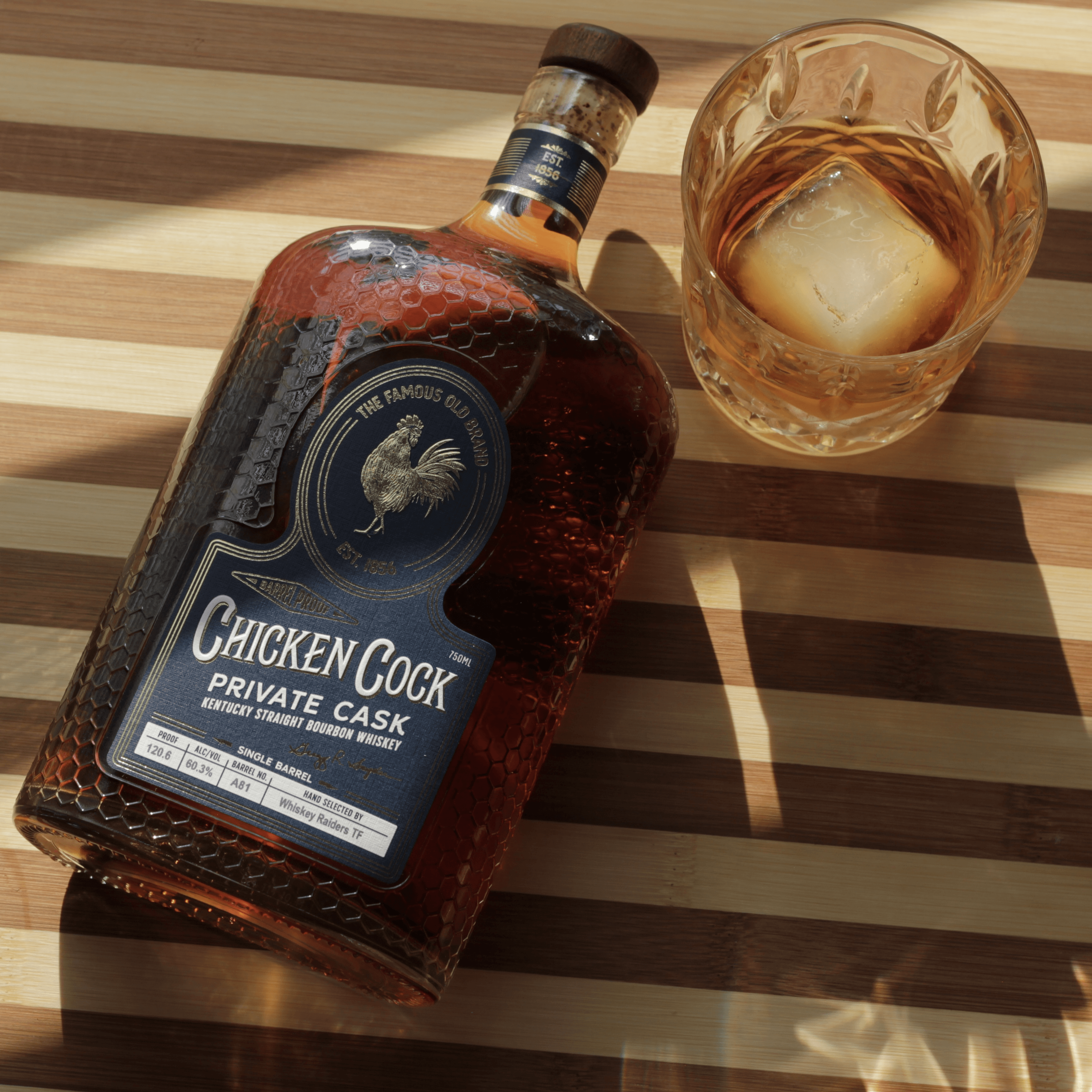 CHICKEN COCK + WHISKEY RAIDERS PRIVATE CASK BOURBON
