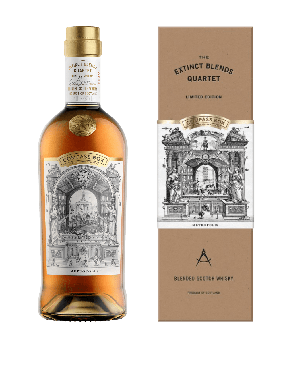 COMPASS BOX METROPOLIS SCOTCH WHISKY