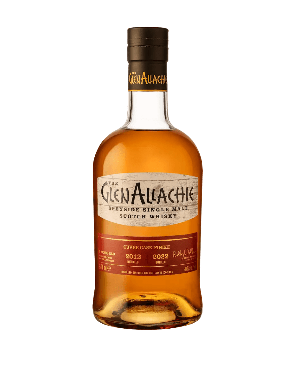 GLENALLACHIE 2012 9 YEAR OLD CUVEE CASK FINISH SCOTCH