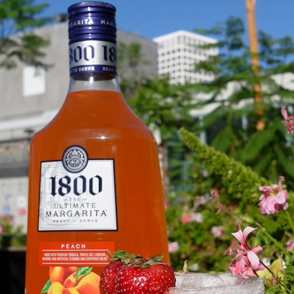 1800 ULTIMATE PEACH MARGARITA TEQUILA COCKTAIL