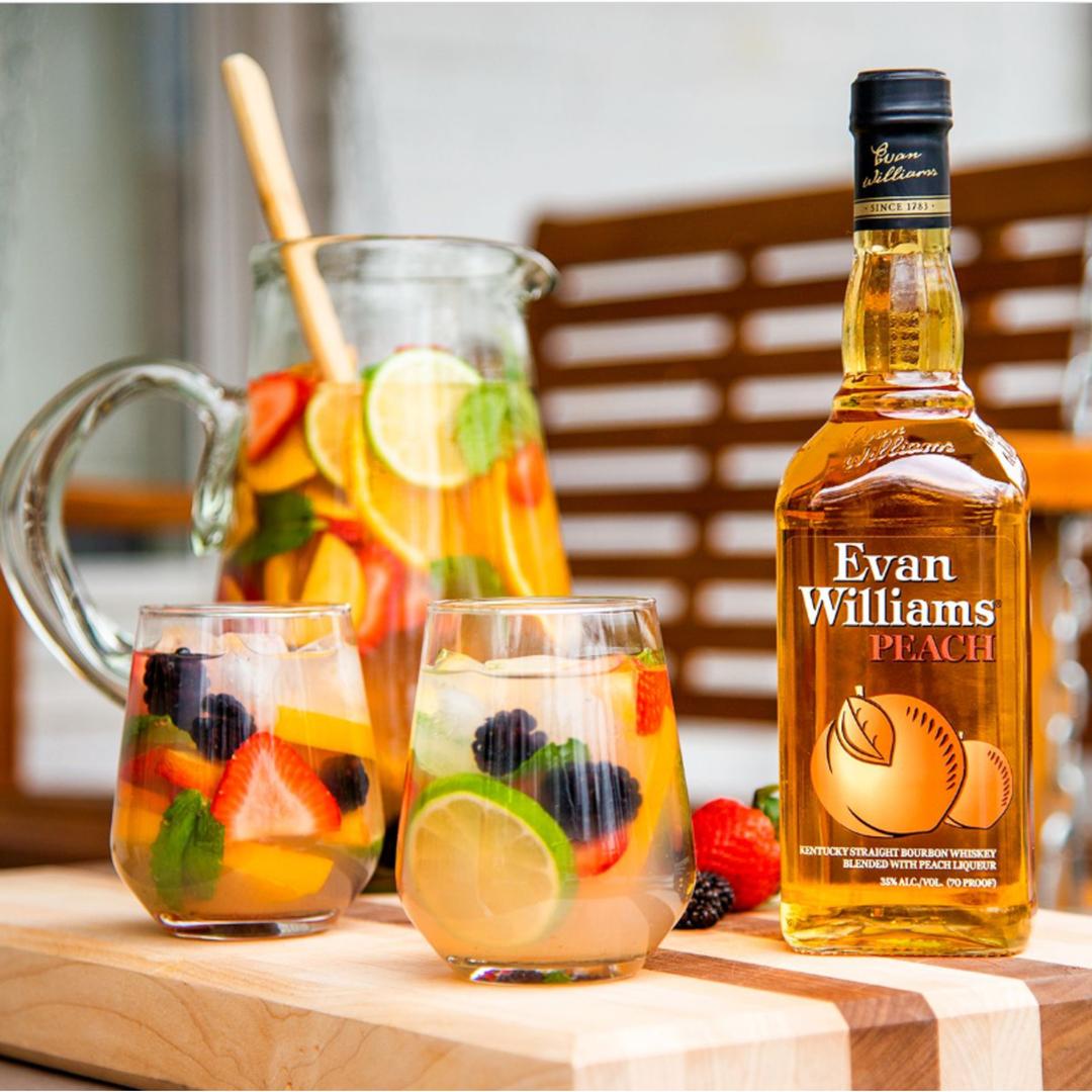 EVAN WILLIAMS PEACH WHISKEY LIQUEUR