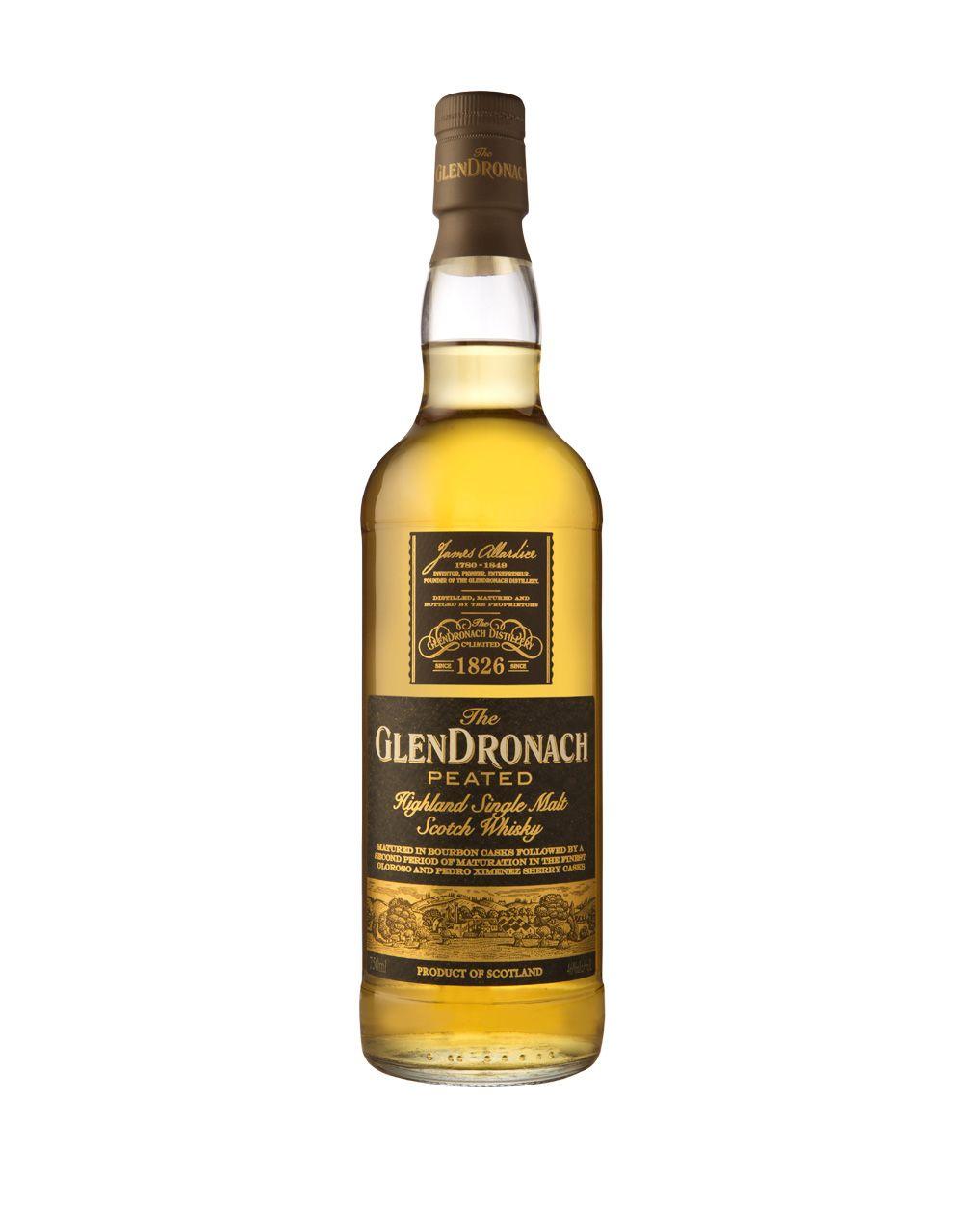 THE GLENDRONACH PEATED SINGLE MALT WHISKEY