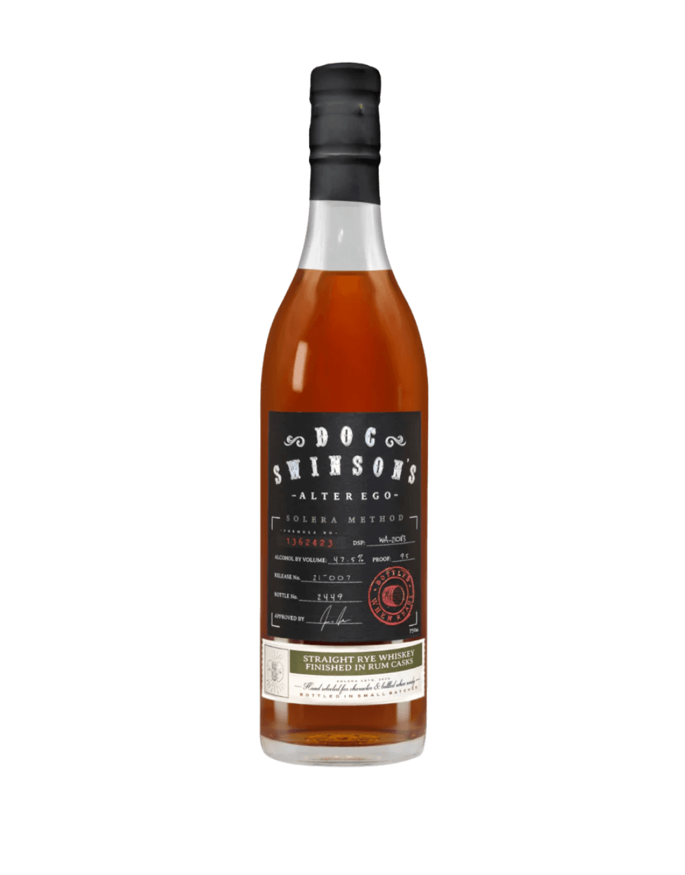 DOC SWINSON'S ALTER EGO SOLERA RYE