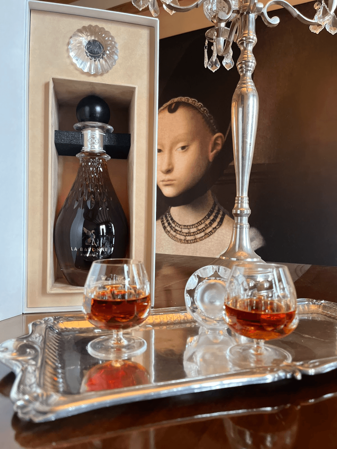 BAS ARMAGNAC LA BARONNE 1959 CRISTAL BRANDY