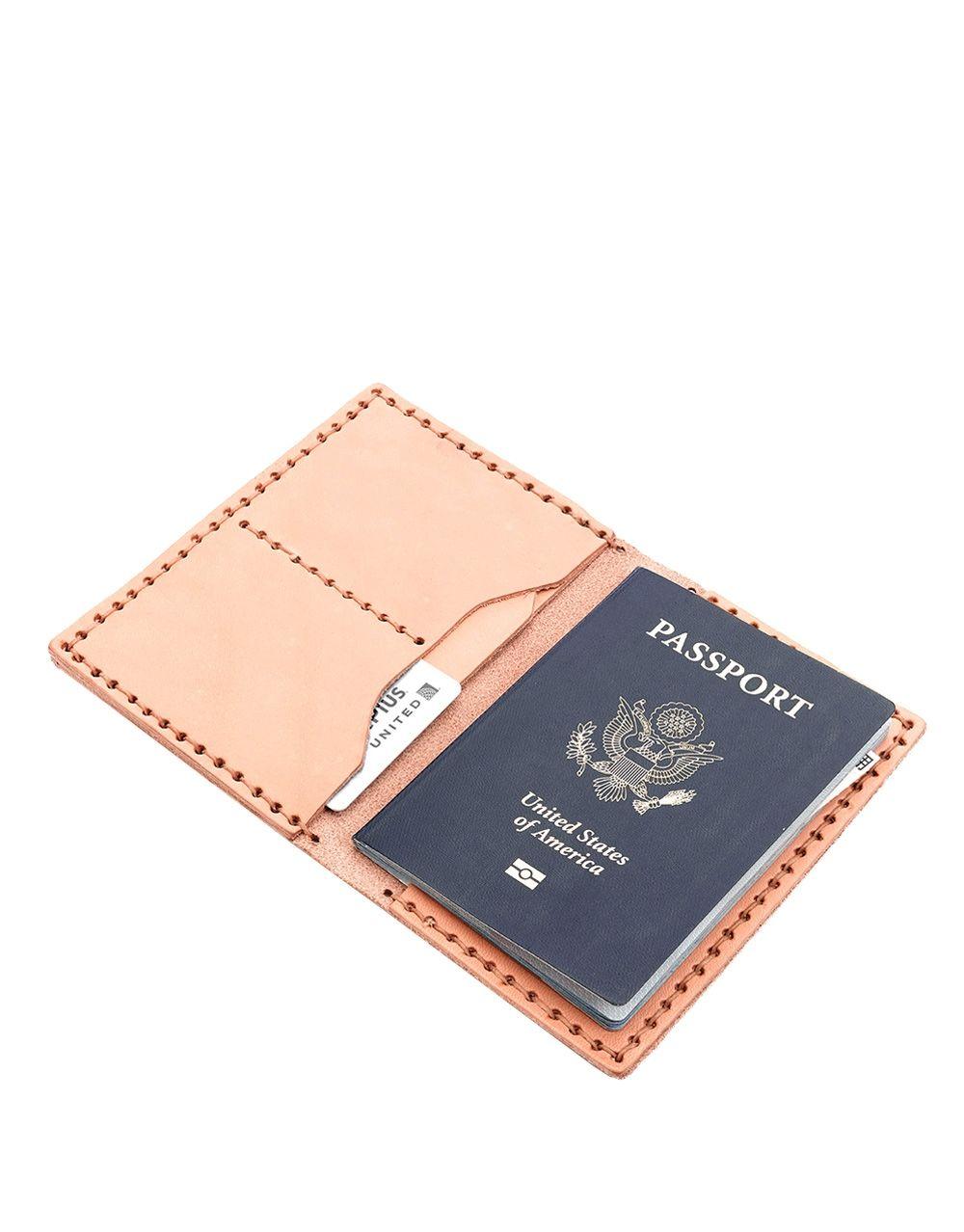 BILLYKIRK NO. 153 PASSPORT WALLET (NATURAL)