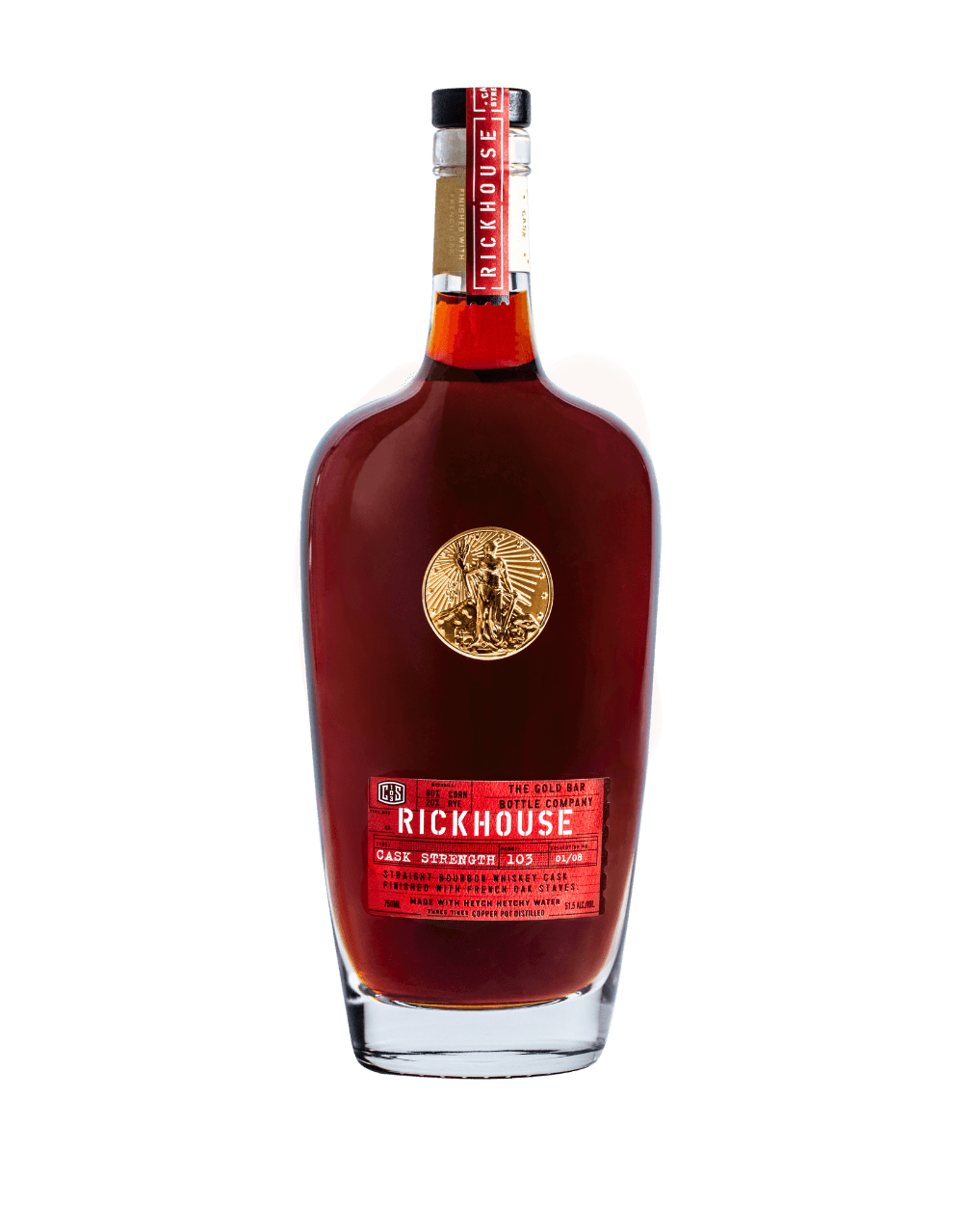 GOLD BAR® WHISKEY RICKHOUSE CASK STRENGTH BOURBON