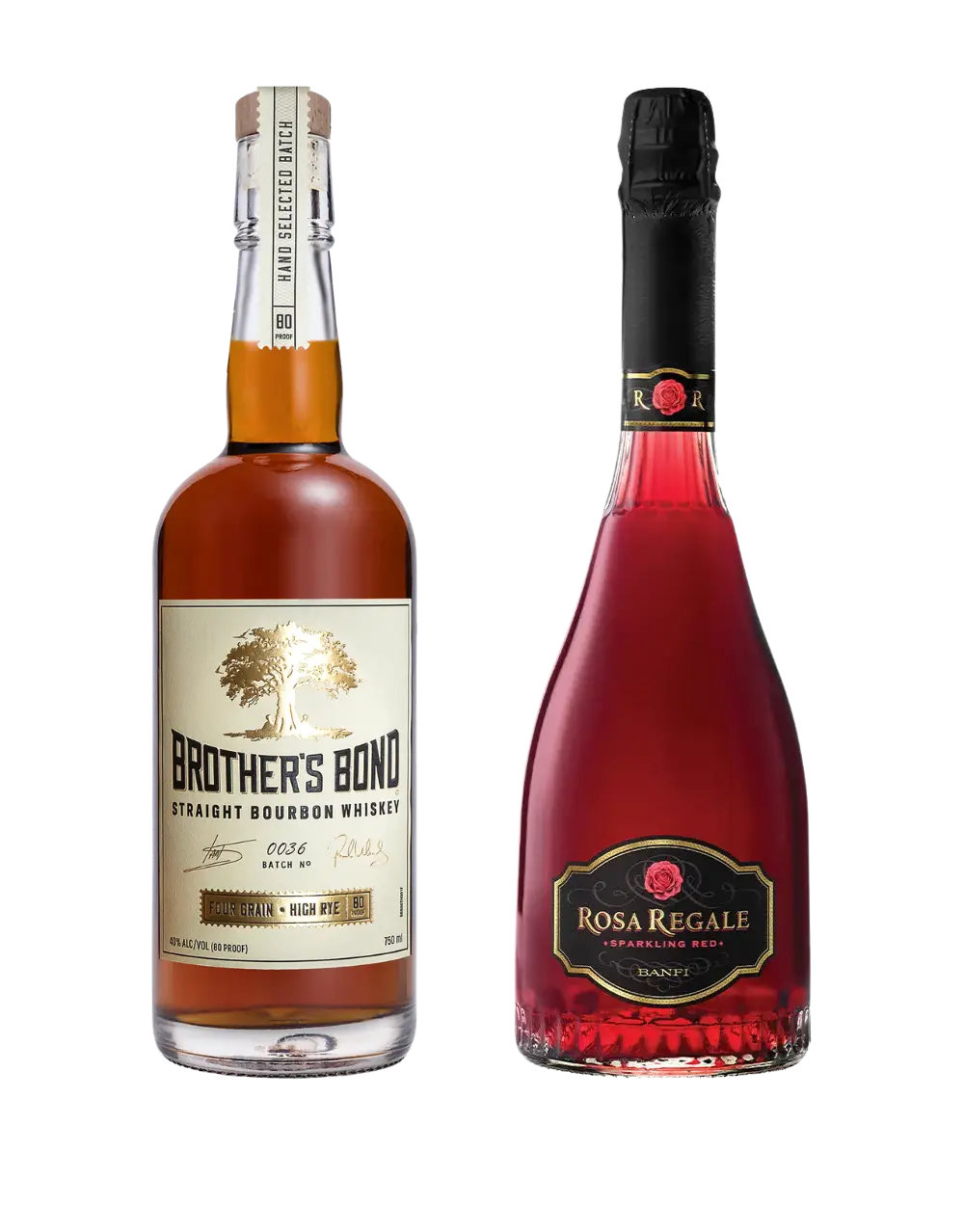 BROTHER'S BOND AND BANFI ROSA REGALE SPARKLING RED
