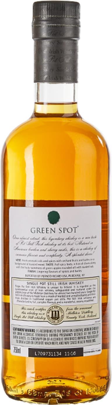 GREEN SPOT SINGLE POT STILL IRISH WHISKEY FINISHED IN BORDEAUX WINE CASKS LEOVILLE BARTON