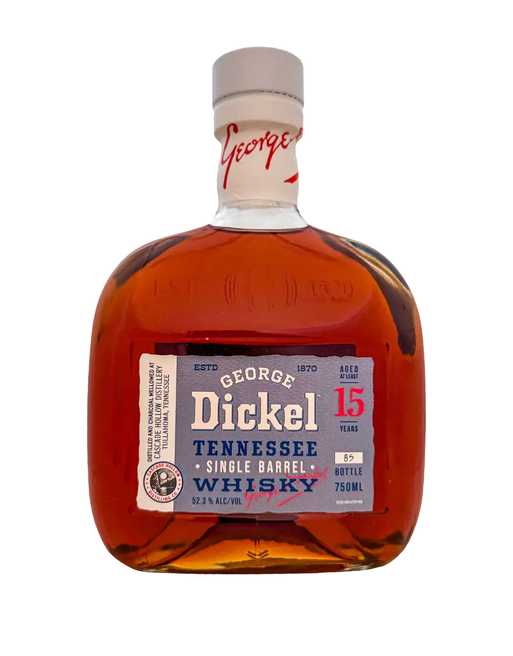 GEORGE DICKEL 15 YEAR OLD SINGLE BARREL S3B13
