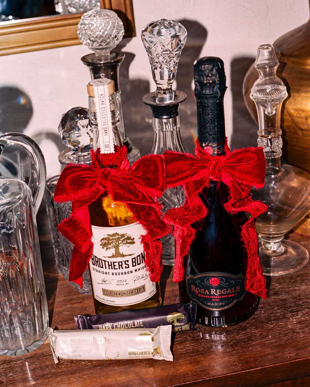 BROTHER'S BOND AND BANFI ROSA REGALE SPARKLING RED