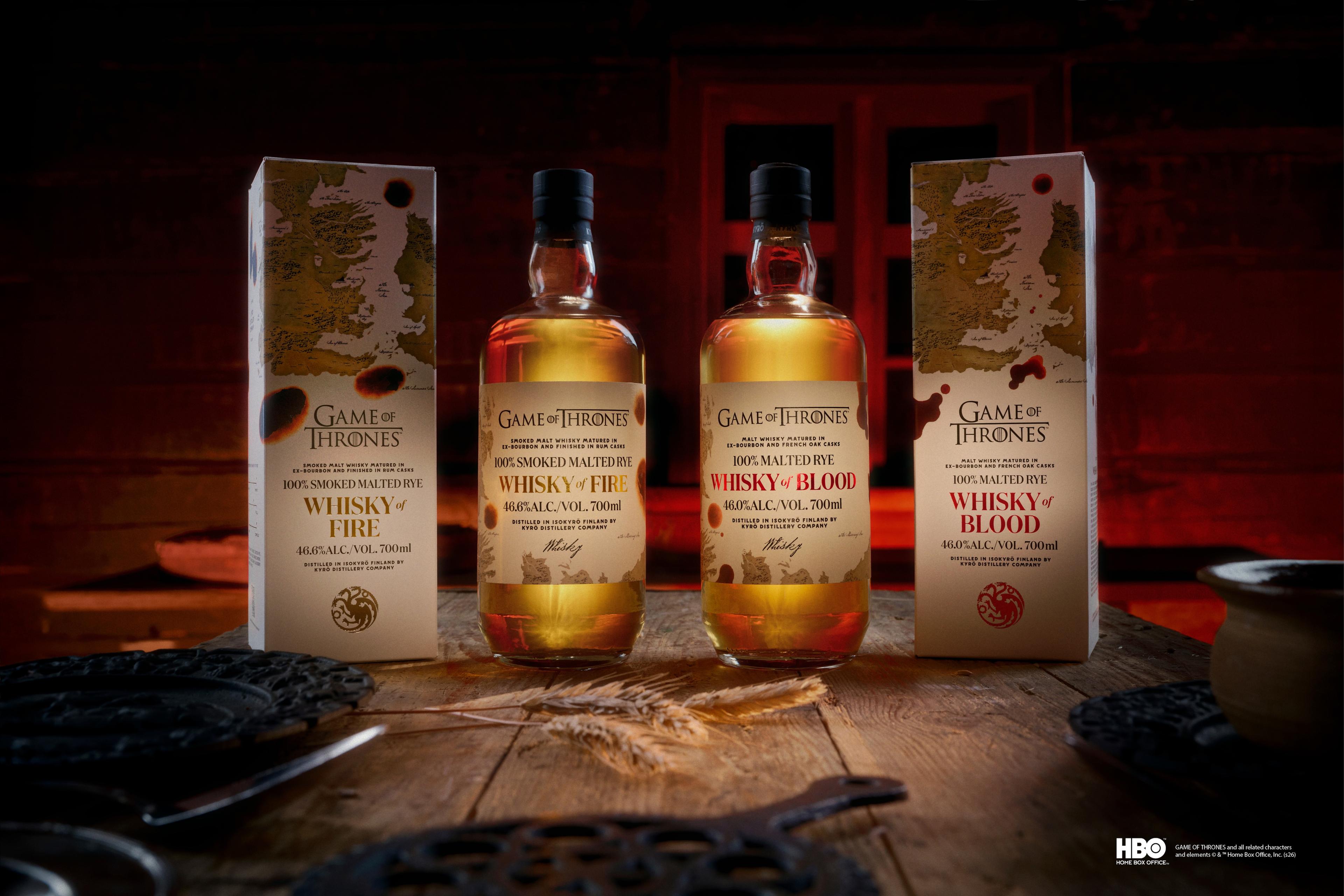 GAME OF THRONES X KYRÖ RYE WHISKEY BUNDLE