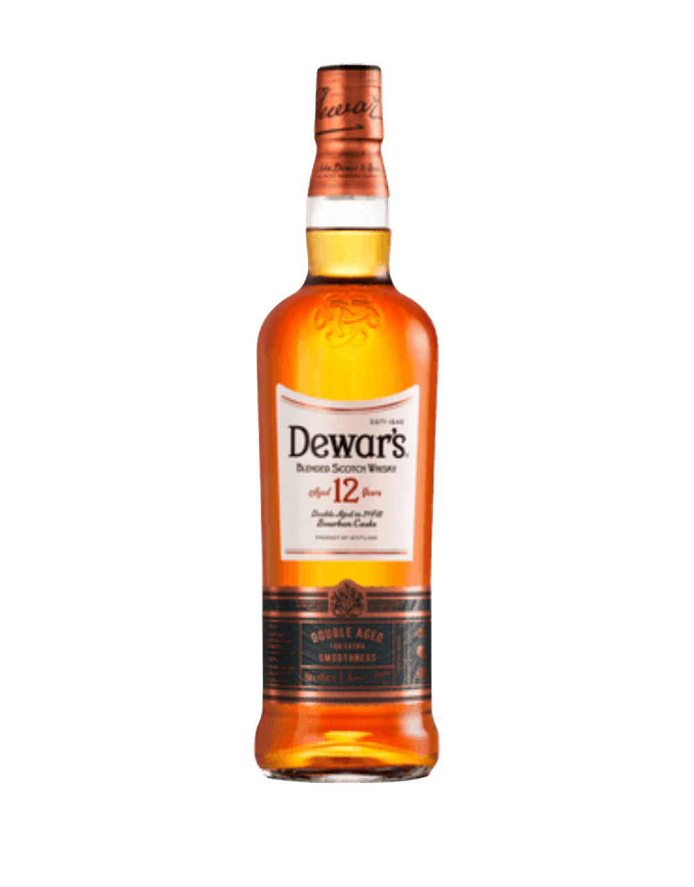 DEWAR'S 12 YEAR OLD BLENDED SCOTCH WHISKY PERSONALIZED