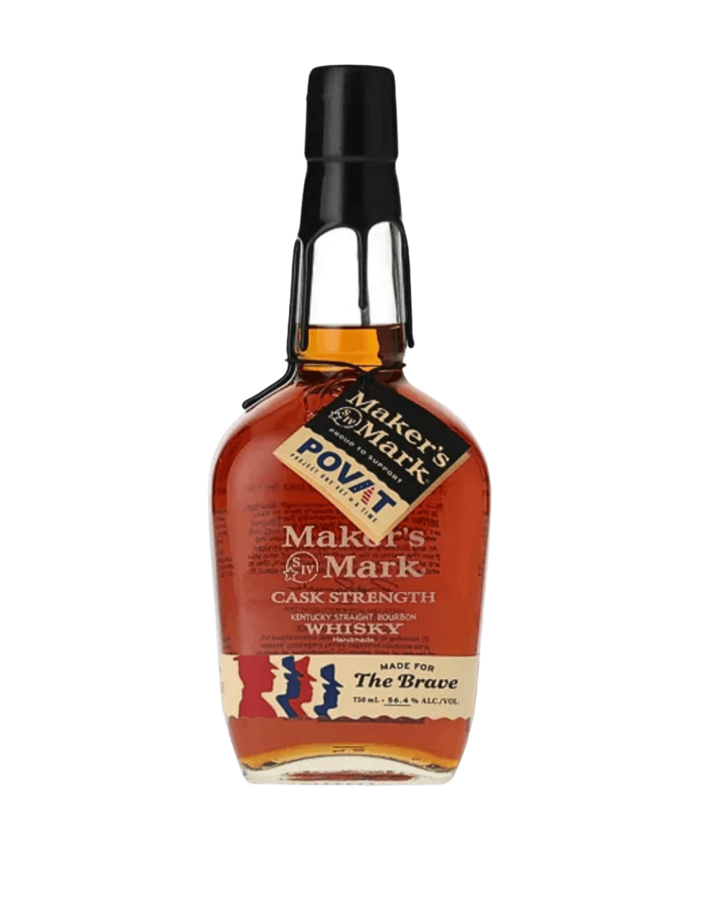 MAKER'S MARK CASK STRENGTH BOURBON MADE FOR THE BRAVE LIMITED EDITION