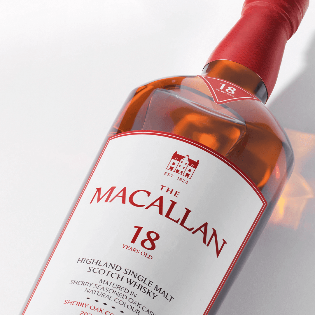 THE MACALLAN SHERRY OAK 18 YEARS OLD SINGLE MALT WHISKY 2025 RELEASE