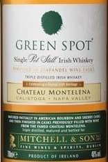 GREEN SPOT SINGLE POT STILL IRISH WHISKEY FINISHED IN ZINFANDEL CASKS CHATEAU MONTELENA