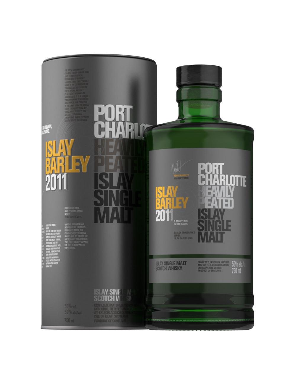BRUICHLADDICH® PORT CHARLOTTE ISLAY BARLEY 2011 SINGLE MALT WHISKEY