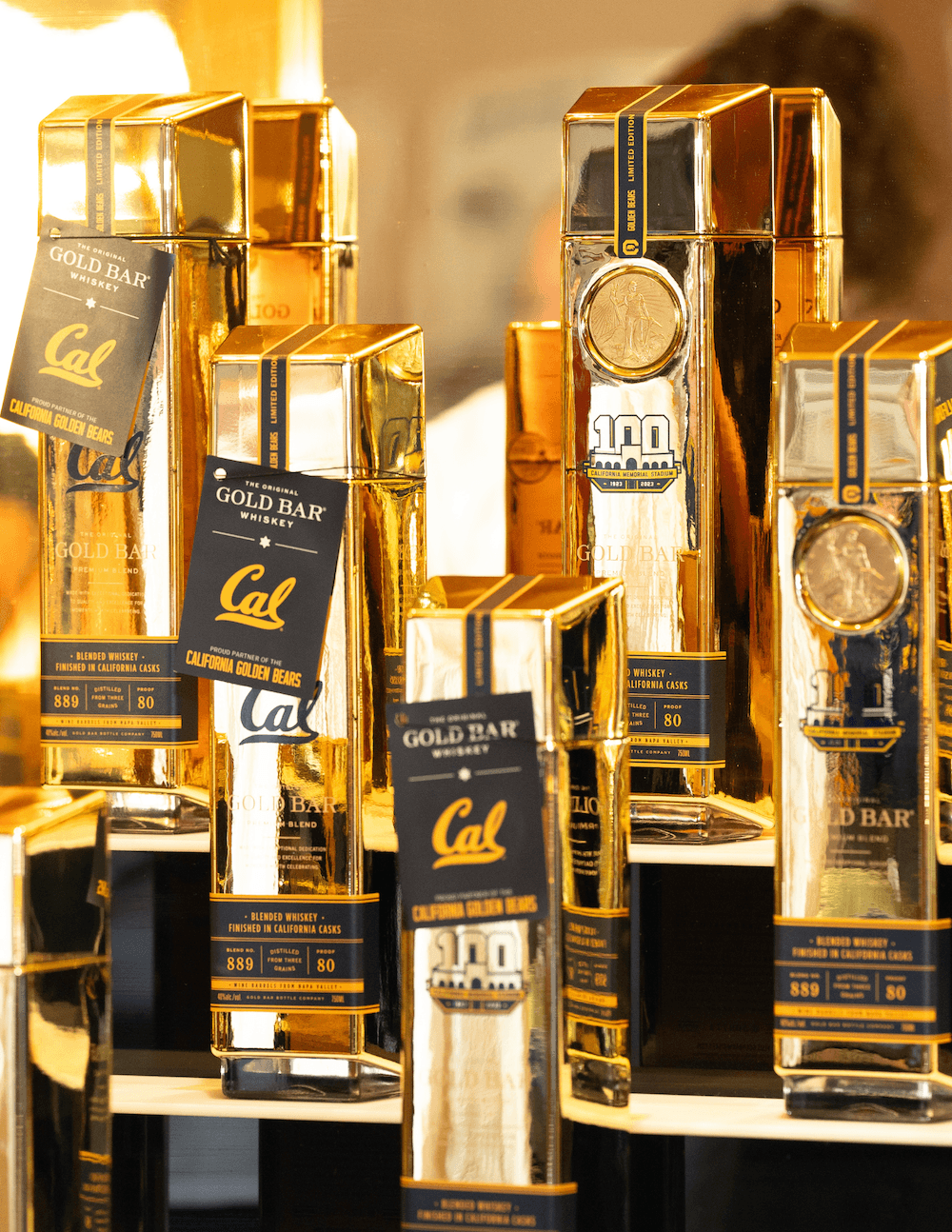 GOLD BAR® WHISKEY CAL GOLDEN BEARS LIMITED EDITION
