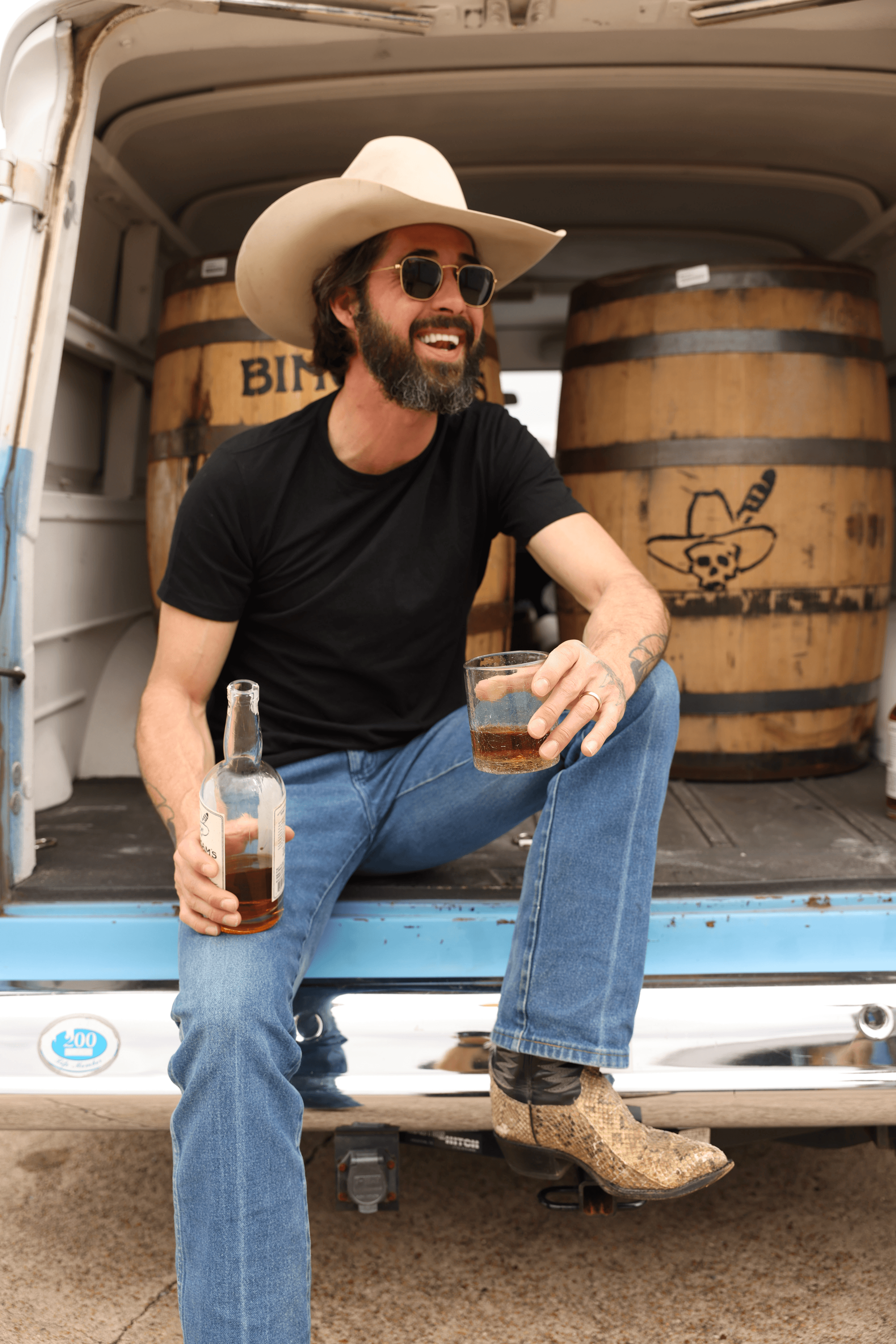 BINGHAM'S BOURBON BLACK - TEXAS STRAIGHT BOURBON WHISKEY