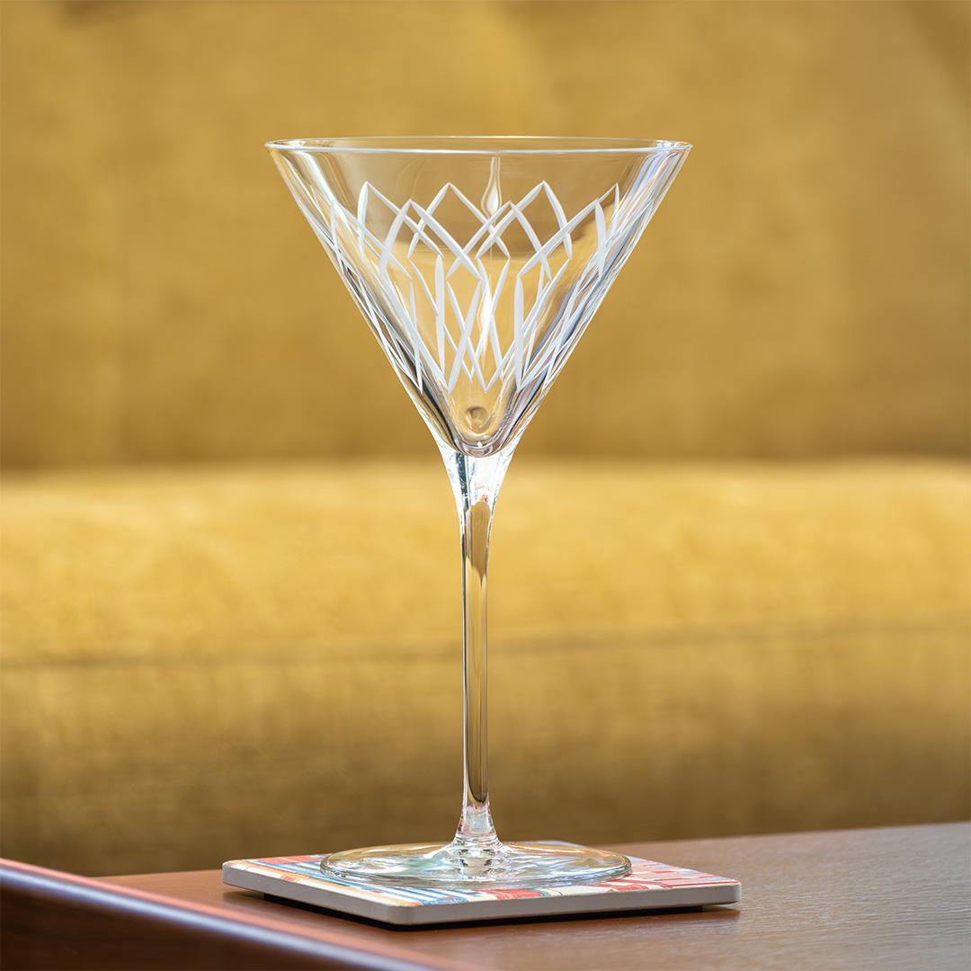 ROLF GLASS MID-CENTURY MODERN MARTINI COCKTAIL GLASS