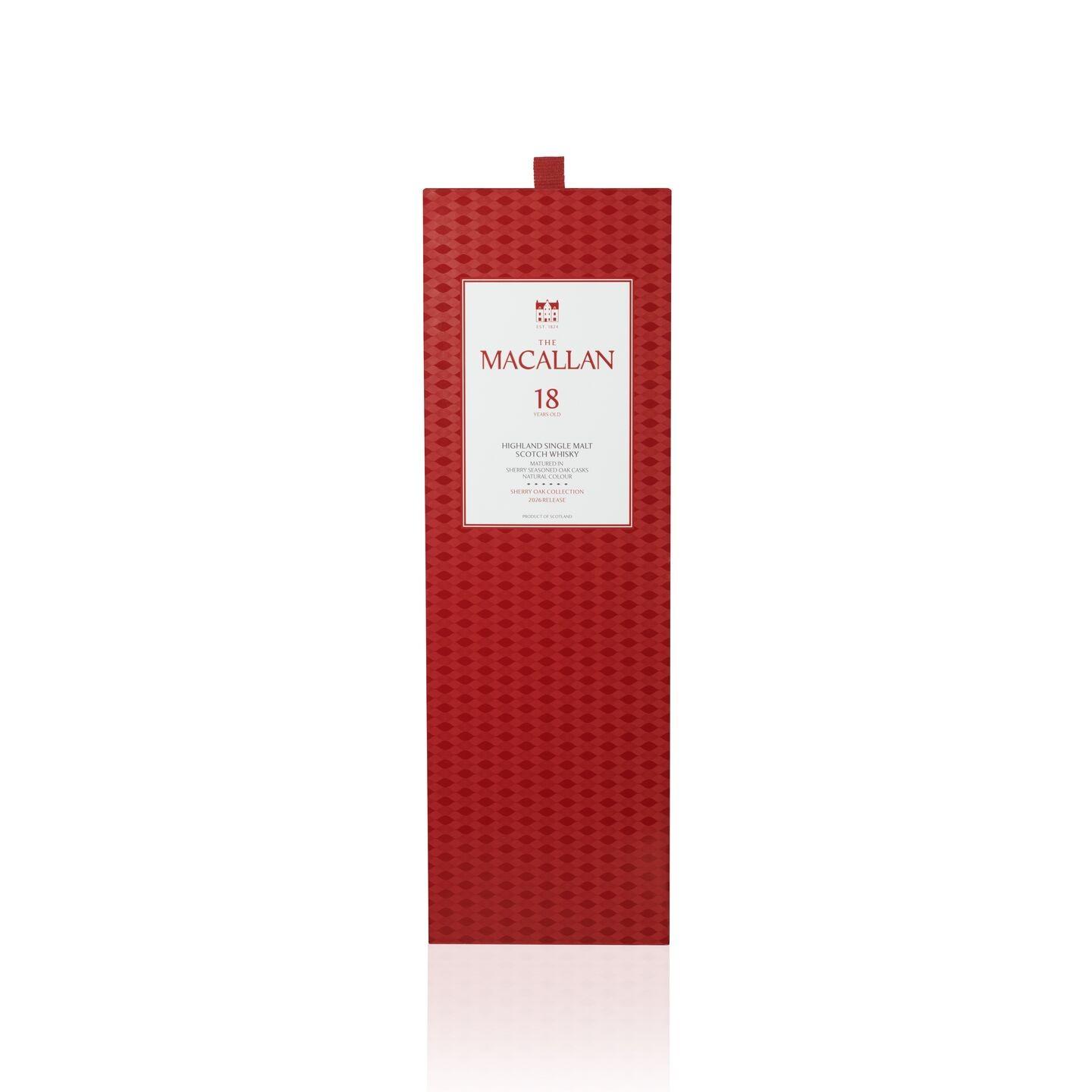 THE MACALLAN SHERRY OAK 18 YEARS OLD SINGLE MALT WHISKY 2026 RELEASE