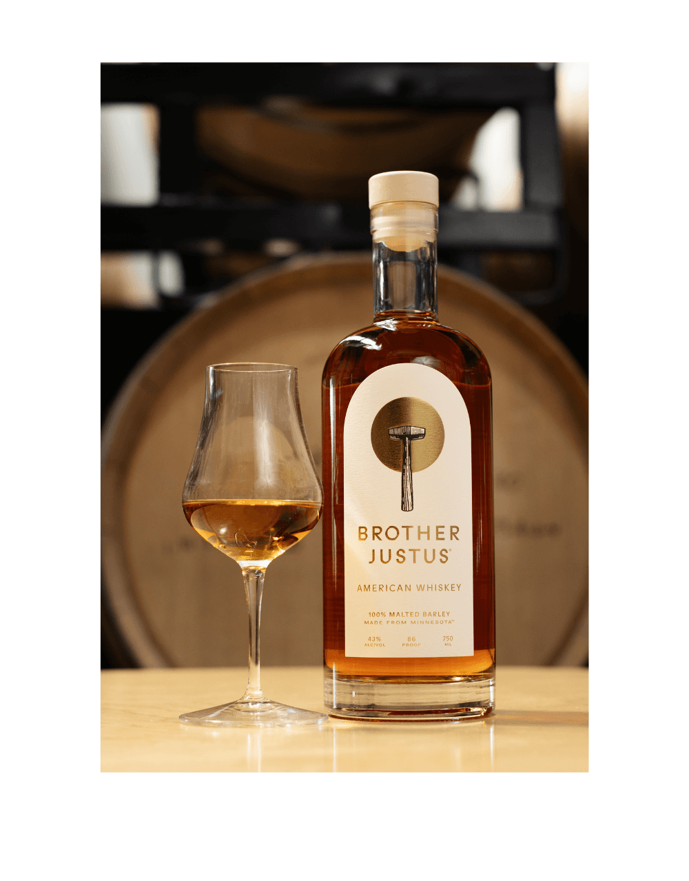 BROTHER JUSTUS AMERICAN WHISKEY