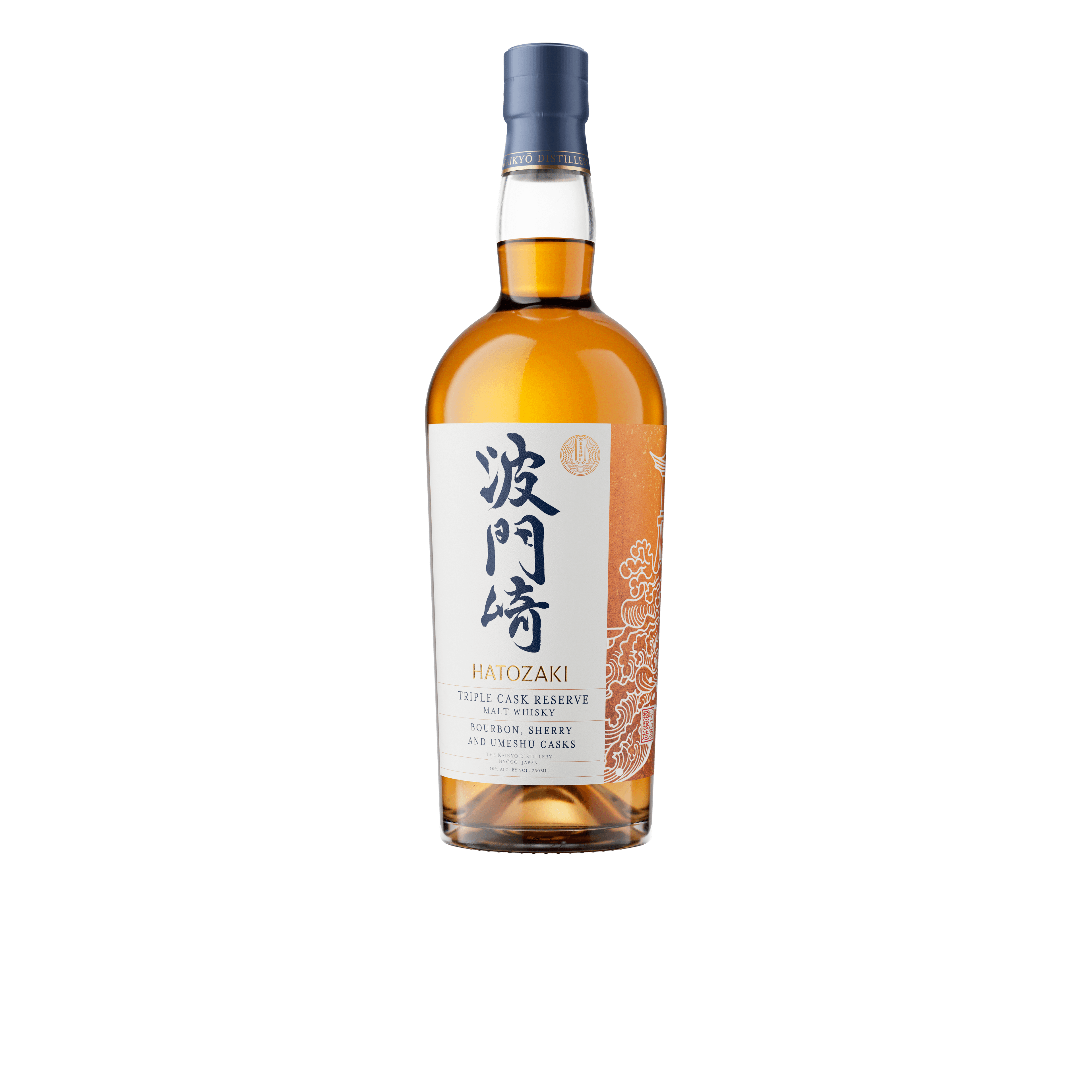 HATOZAKI TRIPLE CASK RESERVE MALT WHISKY