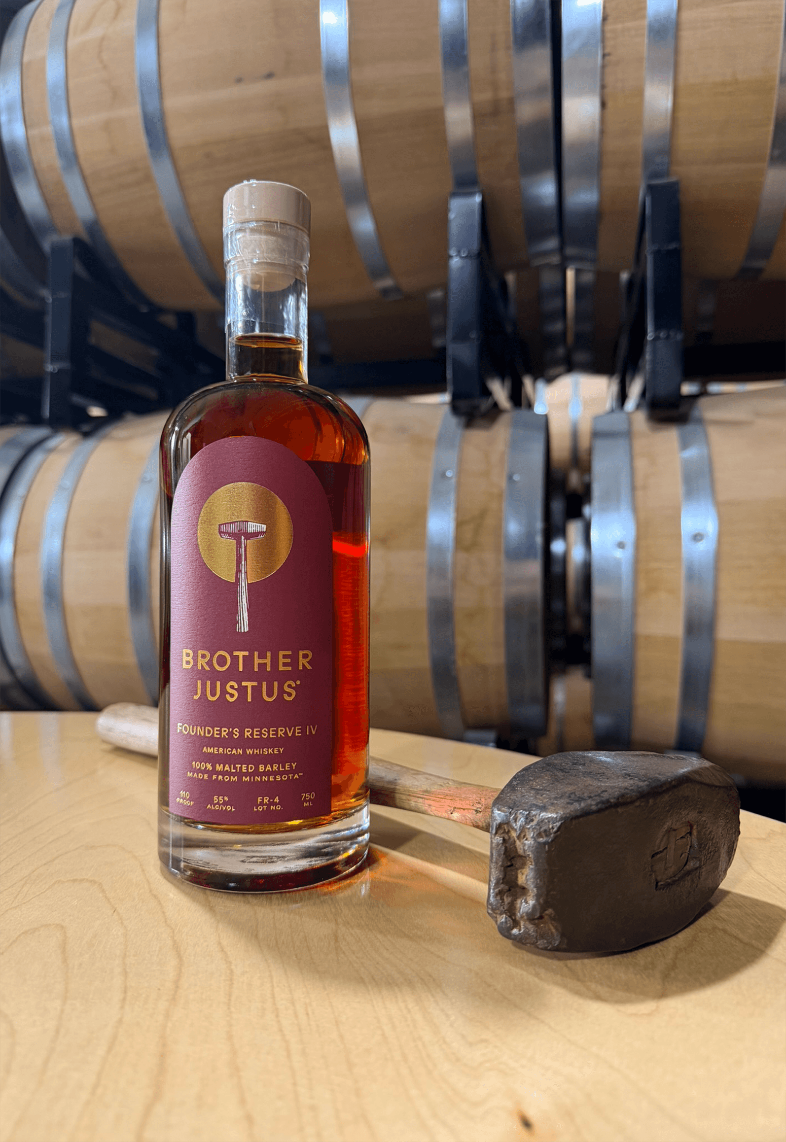 BROTHER JUSTUS FOUNDER'S RESERVE AMERICAN SINGLE MALT WHISKEY 2026