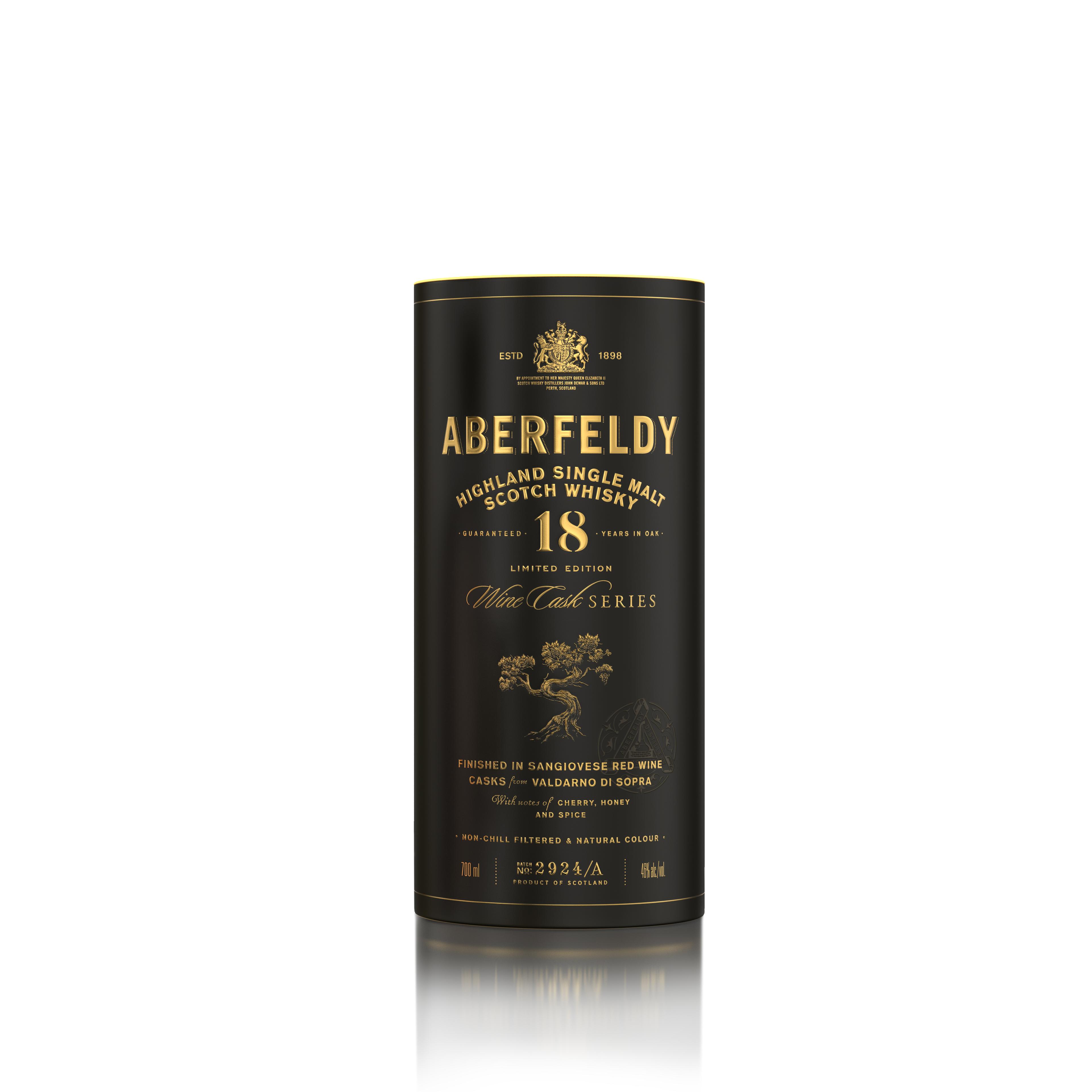 ABERFELDY 18 YEAR OLD SANGIOVESE RED WINE CASK FINISH