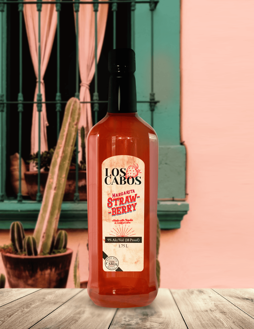 LOS CABOS MARGARITA STRAWBERRY COCKTAIL