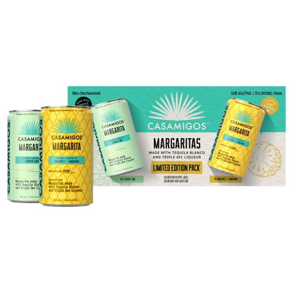 CASAMIGOS CLASSIC LIME & PINEAPPLE + TANGERINE MARGARITAS LIMITED EDITION PACK