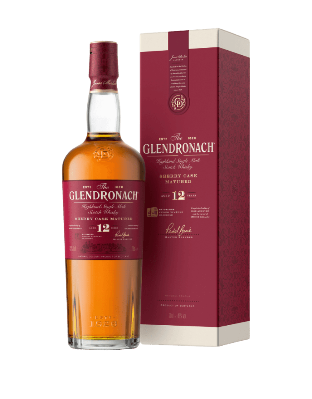 THE GLENDRONACH 12 YEAR OLD SINGLE MALT SCOTCH WHISKY