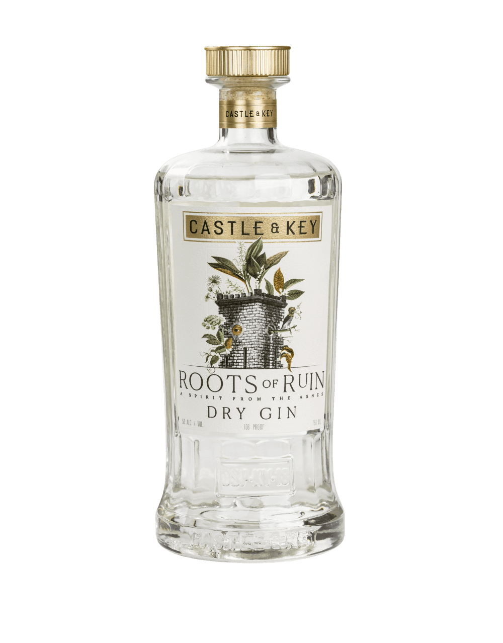 CASTLE & KEY ROOTS OF RUIN DRY GIN