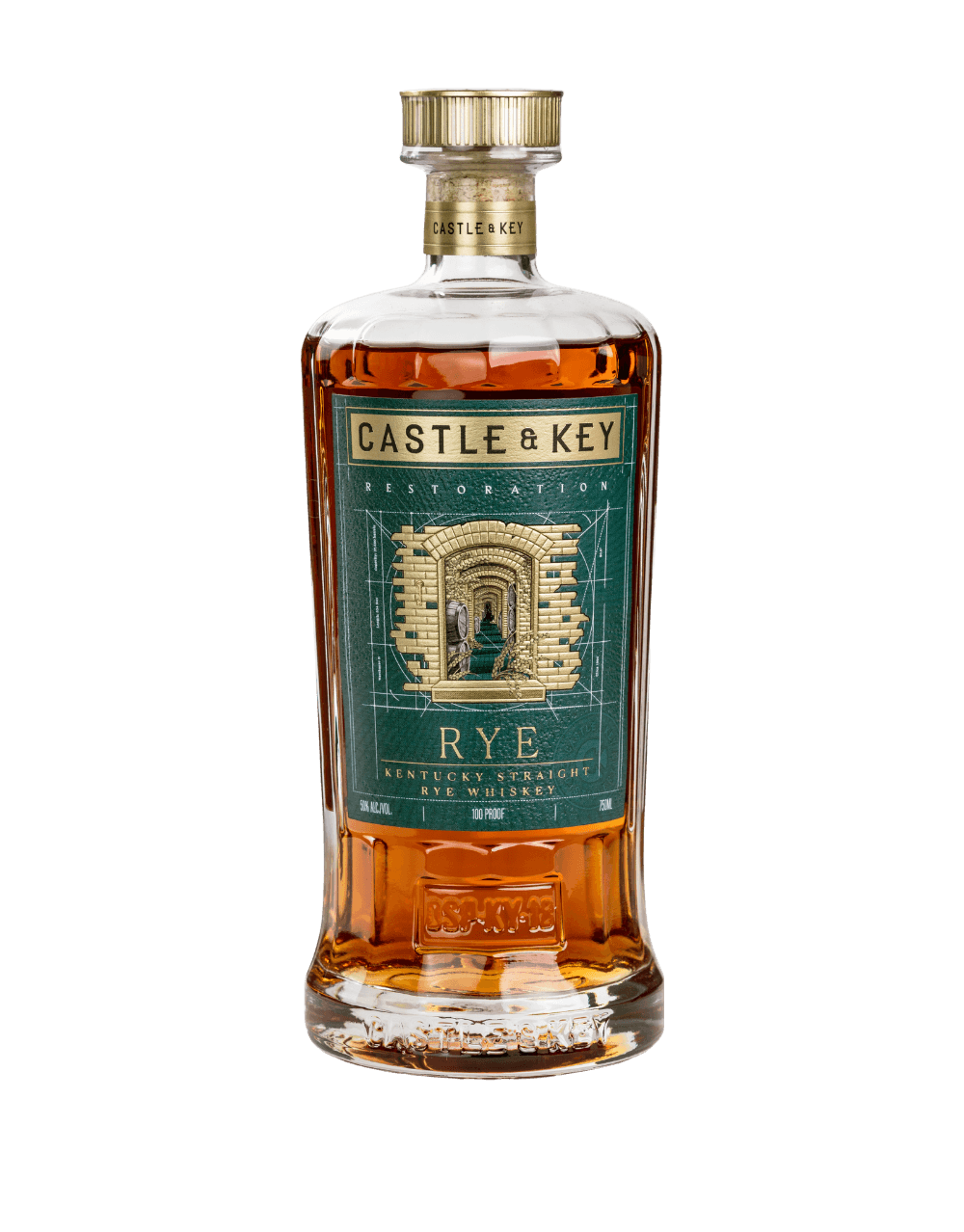 CASTLE & KEY RESTORATION RYE WHISKEY