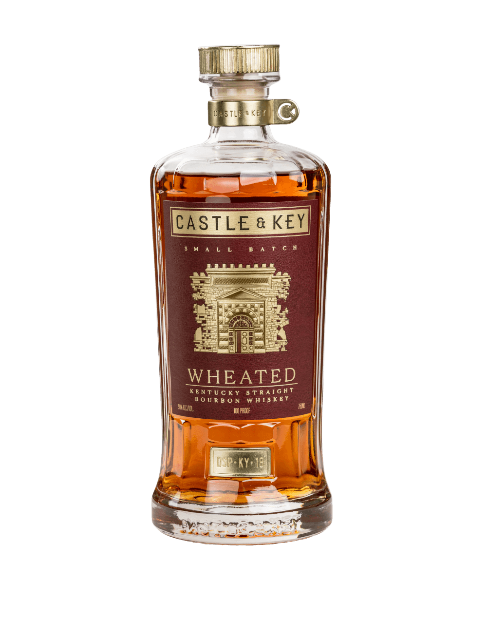 CASTLE & KEY SMALL BATCH WHEATED BOURBON WHISKEY