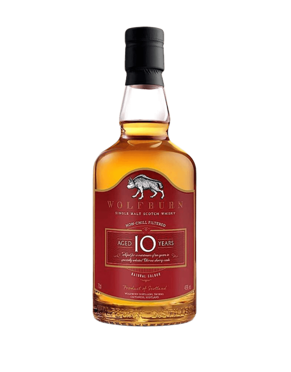 WOLFBURN 10 YEAR OLD SINGLE MALT SCOTCH WHISKY