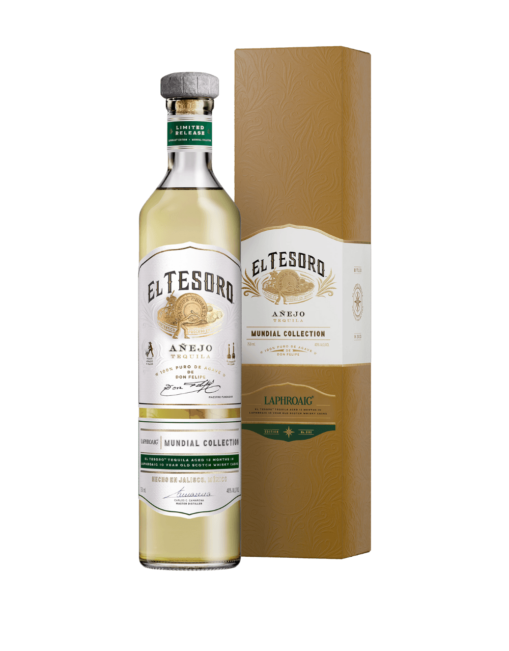 EL TESORO MUNDIAL LAPHROAIG CASK AÑEJO TEQUILA