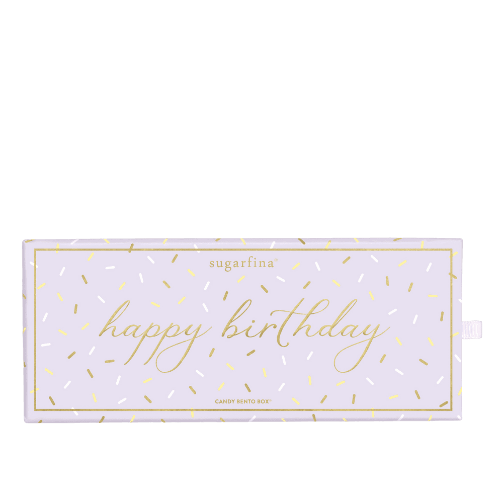 SUGARFINA "HAPPY BIRTHDAY" 3 PIECE CANDY BENTO BOX