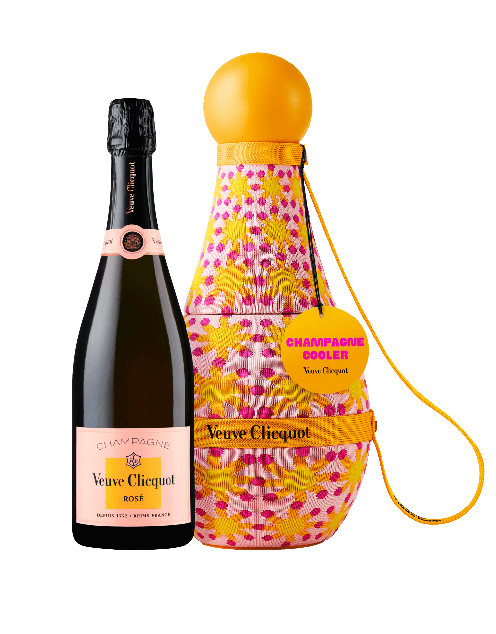 Veuve Clicquot Brut Rosé Sun Totem – Limited Edition Crafted By Yinka Ilori