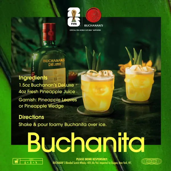 BUCHANAN'S DELUXE & PINEAPPLE FIFA WORLD CUP 2026™ VARIETY PACK